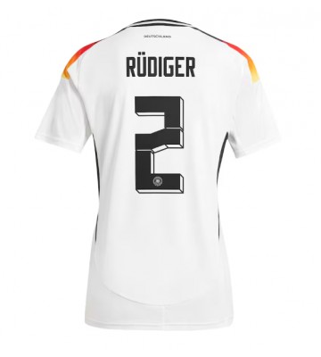 Tyskland Antonio Rudiger #2 Replika Hjemmebanetrøje EM 2024 Kortærmet
